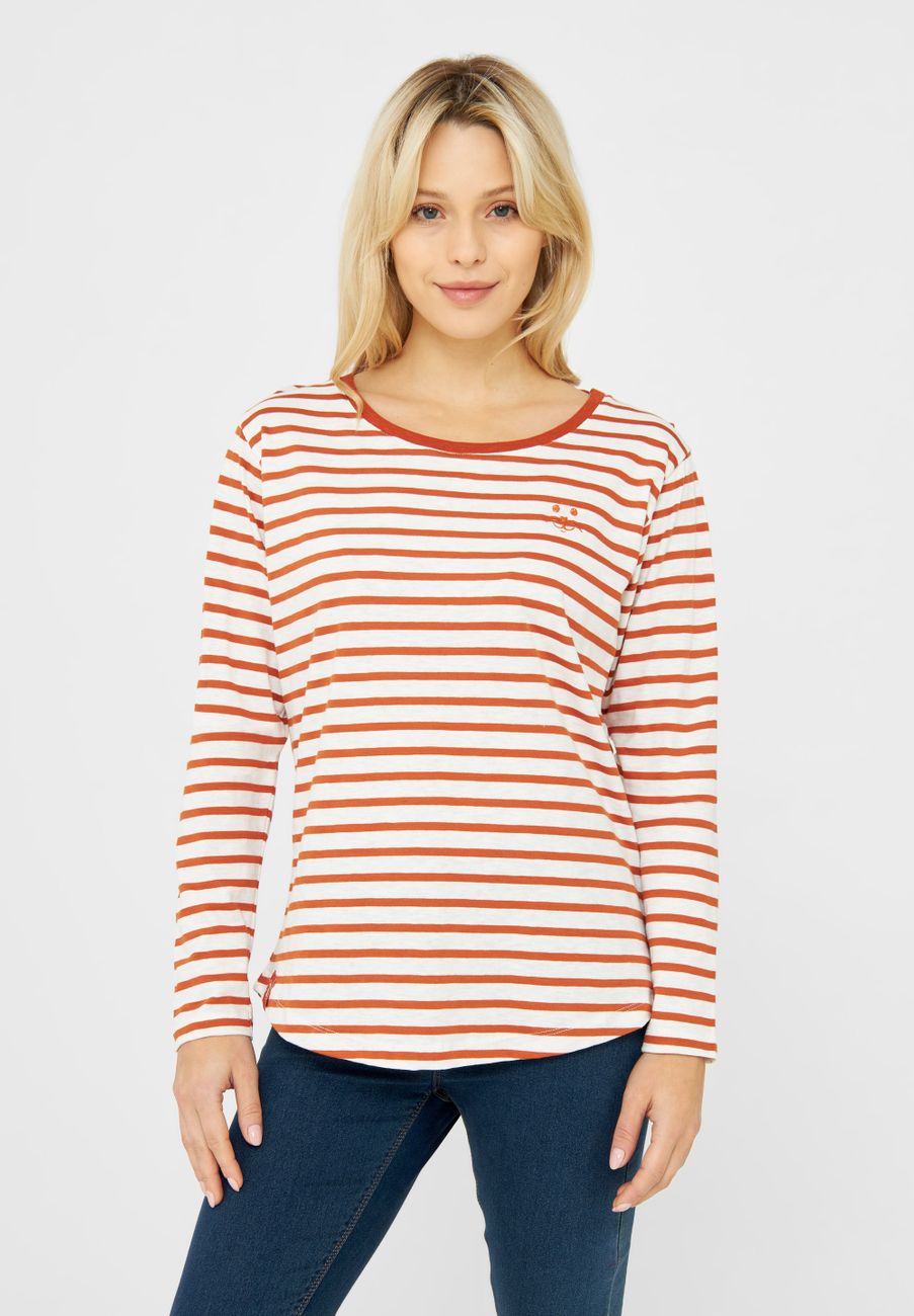 DERBE HAMBURG W-03-LSFL-ROBBENSCHNUTE Damen Langarmshirt